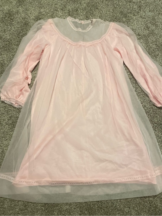 Gossard Artemis Dresses & Skirts - Vintage Gossard baby pink layered Nightgown